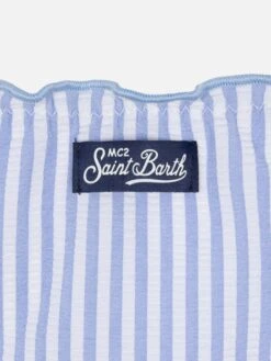 MC2 Saint Barth Emy Classic Bandeau Seersucker Bikini With Striped Print 7 MC2 Saint Barth Emy Classic Bandeau Seersucker Bikini With Striped Print -MC2 Saint Barth Shop UID EMY000104211H GIRL BIKINI SKY 20250214180418 03