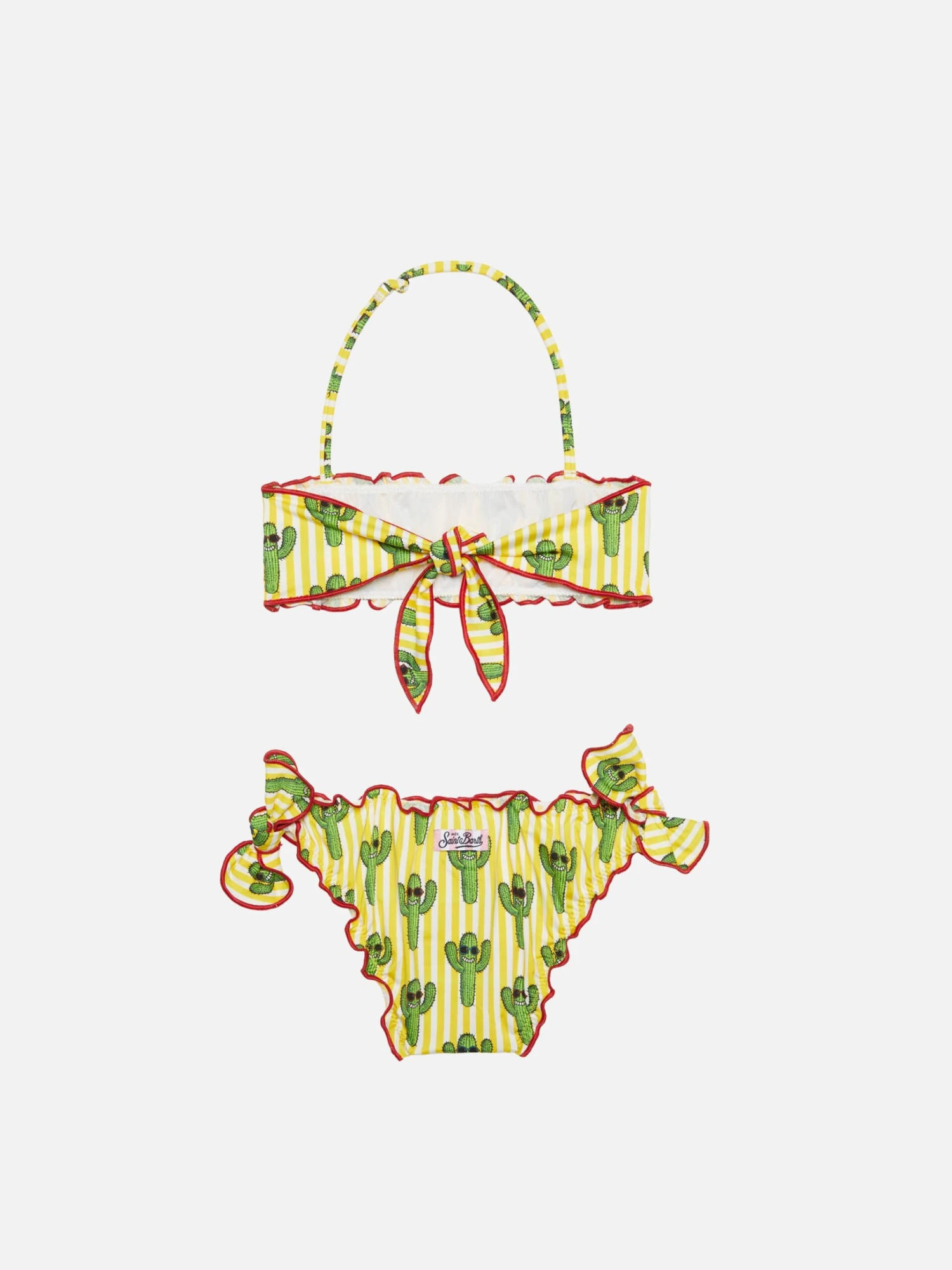 Girl Bikini With Happy Cactus Print 4 Girl Bikini With Happy Cactus Print - Image 2