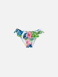 MC2 Saint Barth Swim Briefs Fanny With Tropical Print