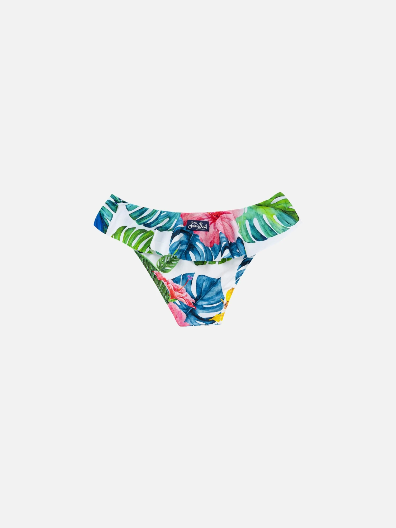 MC2 Saint Barth Swim Briefs Fanny With Tropical Print 4 MC2 Saint Barth Swim Briefs Fanny With Tropical Print - Image 2