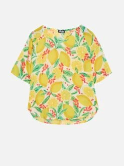 MC2 Saint Barth Ginza Caftan With Lemon Print