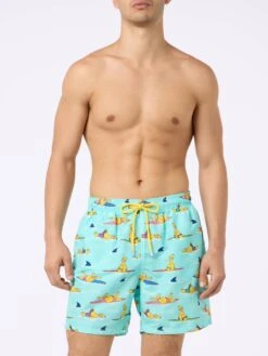 MC2 Saint Barth Man Mid-length Gustavia Swim-shorts With Homer Simpson Print | THE SIMPSONS SPECIAL EDITION -MC2 Saint Barth Shop UID GUS000101754F MAN SWIMSHORT HOMERSURF56 20240618073500 3