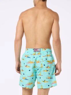 MC2 Saint Barth Man Mid-length Gustavia Swim-shorts With Homer Simpson Print | THE SIMPSONS SPECIAL EDITION -MC2 Saint Barth Shop UID GUS000101754F MAN SWIMSHORT HOMERSURF56 20240618080000 4