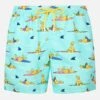 MC2 Saint Barth Man Mid-length Gustavia Swim-shorts With Homer Simpson Print | THE SIMPSONS SPECIAL EDITION -MC2 Saint Barth Shop UID GUS000101754F MAN SWIMSHORT HOMERSURF56 1