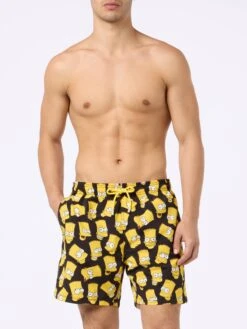 MC2 Saint Barth Man Mid-length Gustavia Swim-shorts With Bart Simpson Print | THE SIMPSONS SPECIAL EDITION -MC2 Saint Barth Shop UID GUS000102590F MAN SWIMSHORT BLACK 20240618073500 3