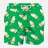 MC2 Saint Barth Man Classic Swim Shorts With Lemonissimo Print | Algida® Special Edition -MC2 Saint Barth Shop UID GUS000102675B man swimshorts ice cream 01