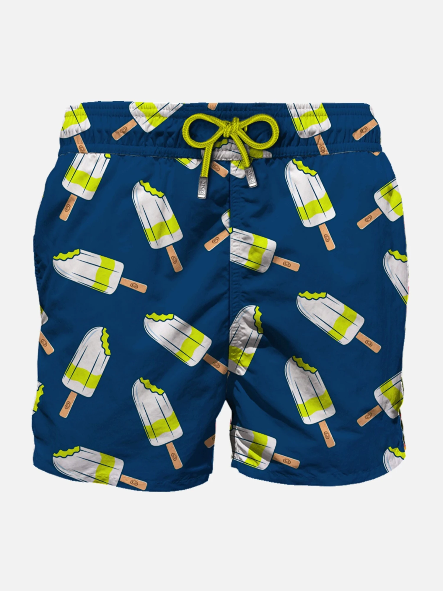 MC2 Saint Barth Man Mid-length Gustavia Swim-shorts With Lemonissimo Print | ALGIDA SPECIAL EDITION 3 MC2 Saint Barth Man Mid-length Gustavia Swim-shorts With Lemonissimo Print | ALGIDA SPECIAL EDITION
