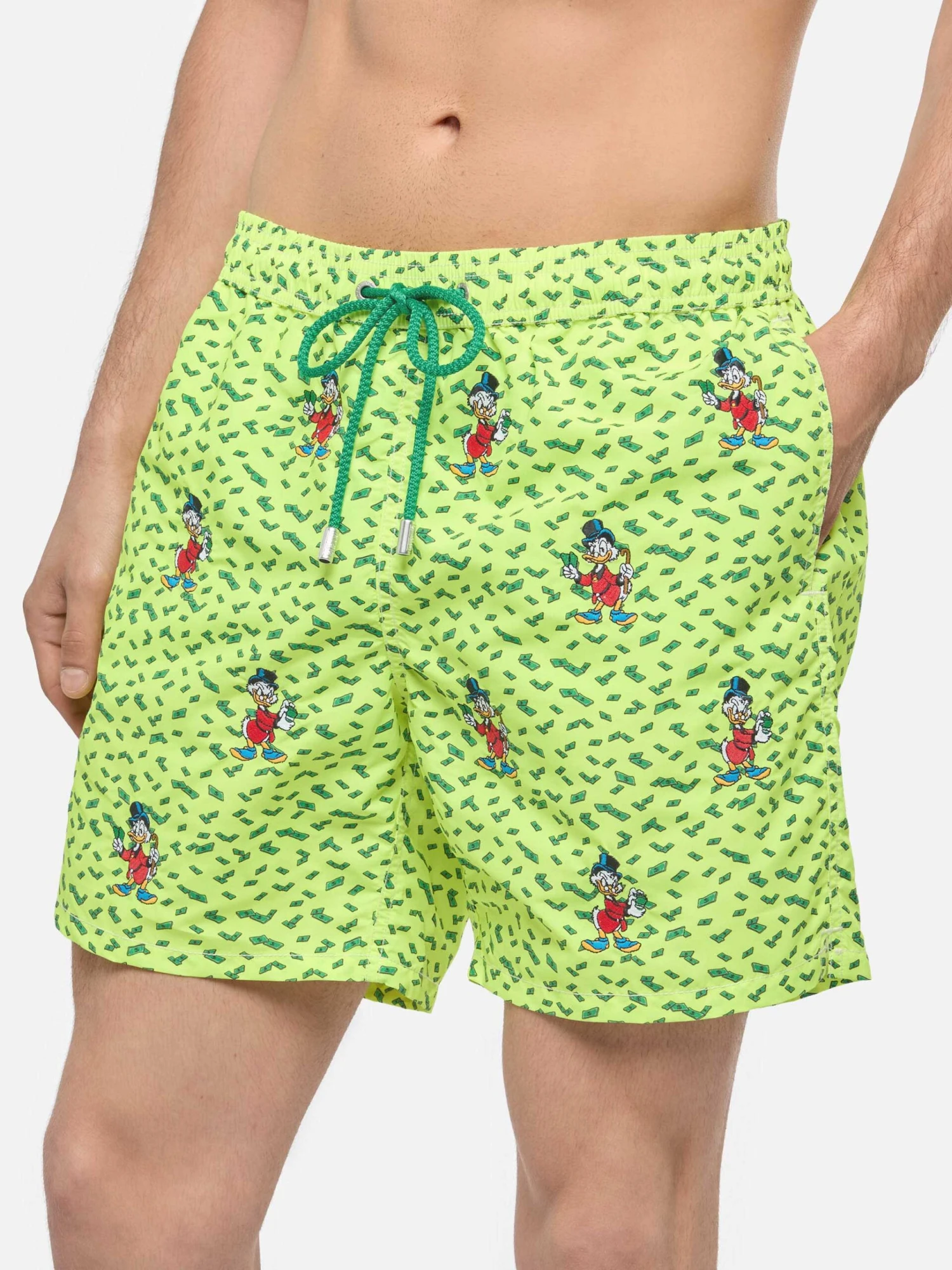 MC2 Saint Barth Mid-length Striped Gustavia Swim-shorts With Scrooge Embroidery | DISNEY® SPECIAL EDITION 6 MC2 Saint Barth Mid-length Striped Gustavia Swim-shorts With Scrooge Embroidery | DISNEY® SPECIAL EDITION - Image 4