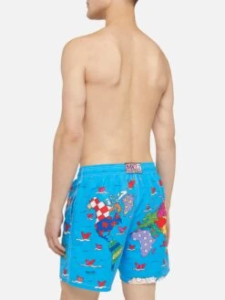 MC2 Saint Barth Mid-length Gustavia Swim-shorts With Britto World Placed Print| BRITTO SPECIAL EDITION 12 MC2 Saint Barth Mid-length Gustavia Swim-shorts With Britto World Placed Print| BRITTO SPECIAL EDITION -MC2 Saint Barth Shop UID GUS000902905H MAN SWIMSHORT BLUE ART ROMEROBRITTO 20250516163550 3