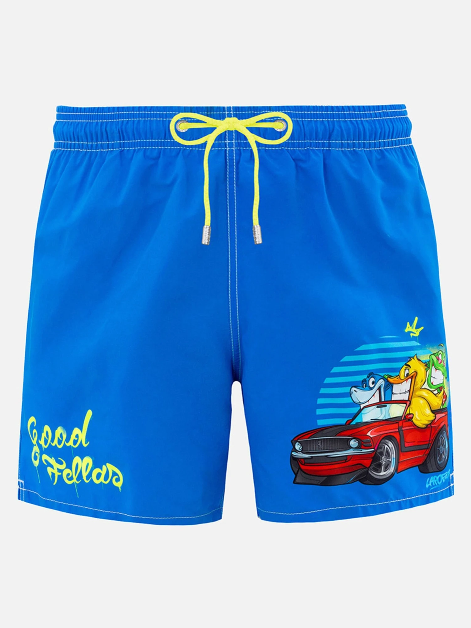 MC2 Saint Barth Man Mid-length Gustavia Swim-shorts With Cryptopuppets Placed Print| CRYPTOPUPPETS SPECIAL EDITION 3 MC2 Saint Barth Man Mid-length Gustavia Swim-shorts With Cryptopuppets Placed Print| CRYPTOPUPPETS SPECIAL EDITION