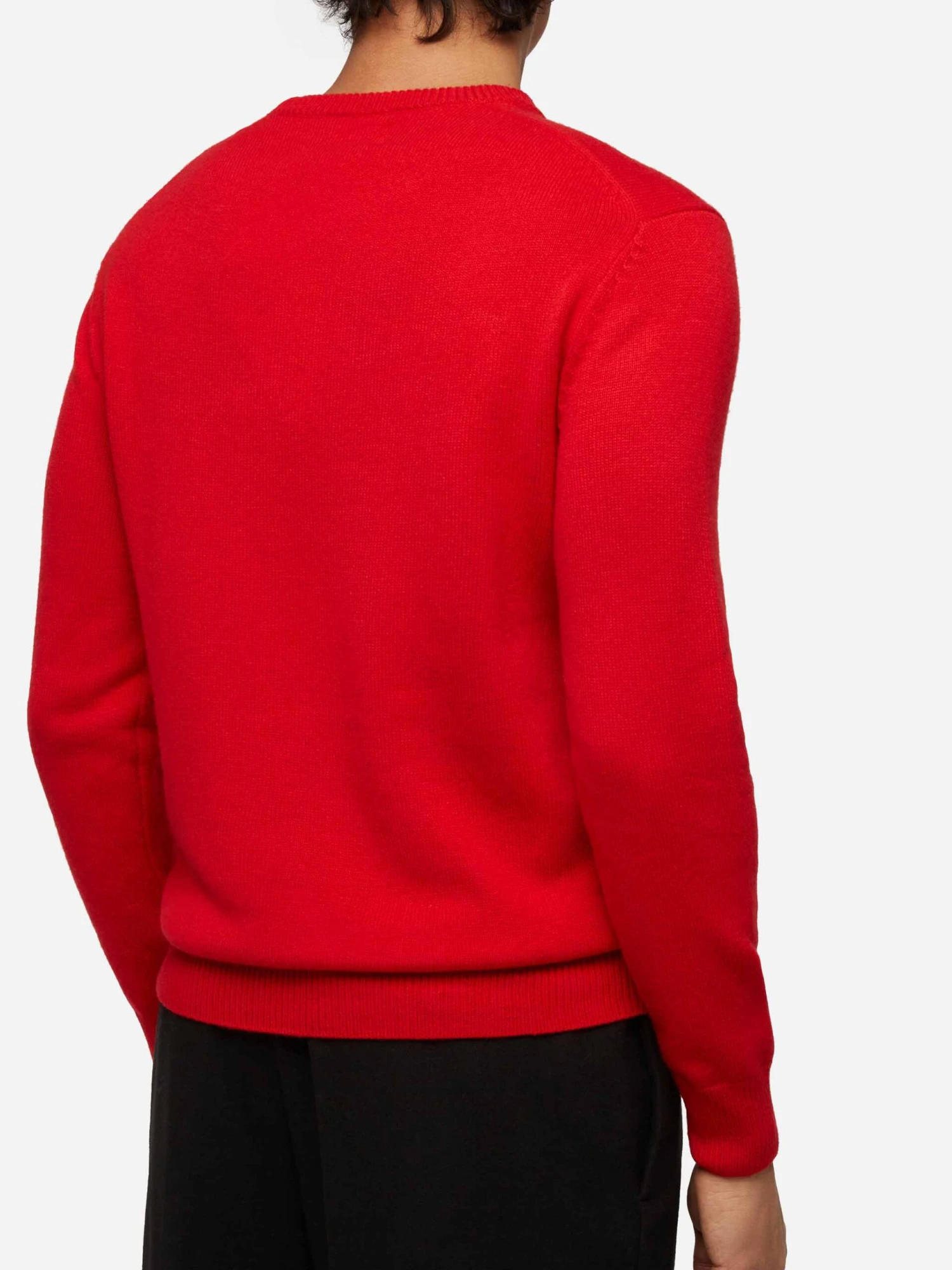 MC2 Saint Barth Red Sweater Heron With Snoopy Jacquard And Embroidery | SNOOPY PEANUTS® SPECIAL EDITION 5 MC2 Saint Barth Red Sweater Heron With Snoopy Jacquard And Embroidery | SNOOPY PEANUTS® SPECIAL EDITION - Image 3