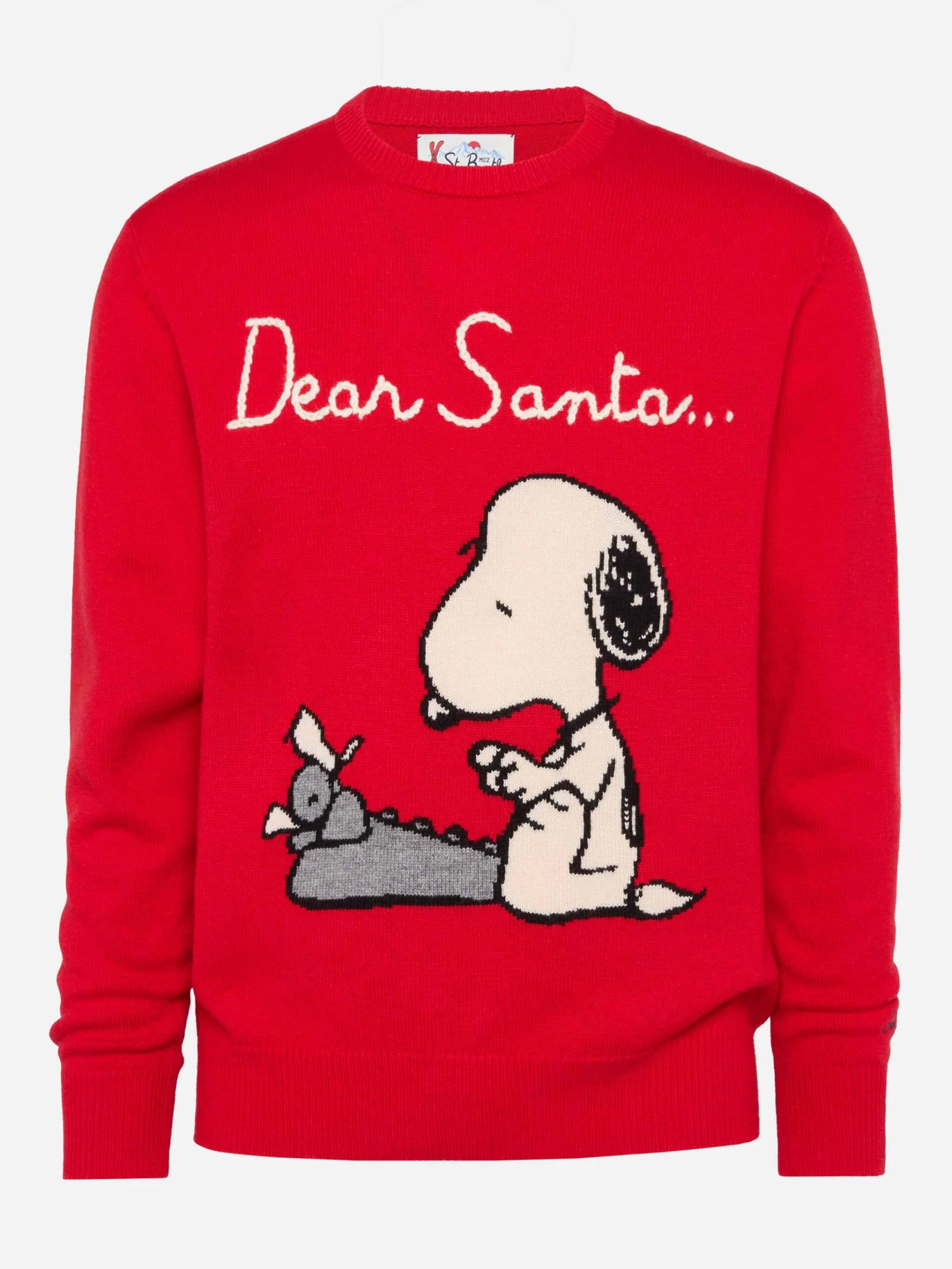 MC2 Saint Barth Red Sweater Heron With Snoopy Jacquard And Embroidery | SNOOPY PEANUTS® SPECIAL EDITION 6 MC2 Saint Barth Red Sweater Heron With Snoopy Jacquard And Embroidery | SNOOPY PEANUTS® SPECIAL EDITION - Image 4