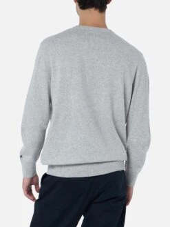 MC2 Saint Barth Man Gray Sweater Heron WithI Saved A Panda 4x4 Embroidery | FIAT PANDA SPECIAL EDITION 8 MC2 Saint Barth Man Gray Sweater Heron WithI Saved A Panda 4x4 Embroidery | FIAT PANDA SPECIAL EDITION -MC2 Saint Barth Shop UID HER000503054G MAN KNITWEAR GREY 20240903173500 3