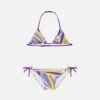 MC2 Saint Barth Girl Triangle Bikini With Palms Leaves -MC2 Saint Barth Shop UID HOL000104794D GIRL BIKINI PINK FUNNYPRINTS MC2 01