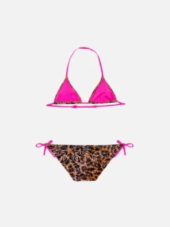 MC2 Saint Barth Girl Triangle Bikini With Leo Bandanna Print 6 MC2 Saint Barth Girl Triangle Bikini With Leo Bandanna Print -MC2 Saint Barth Shop UID HOL000109477D GIRL BIKINI YELLOW BANDANNA MC2 02