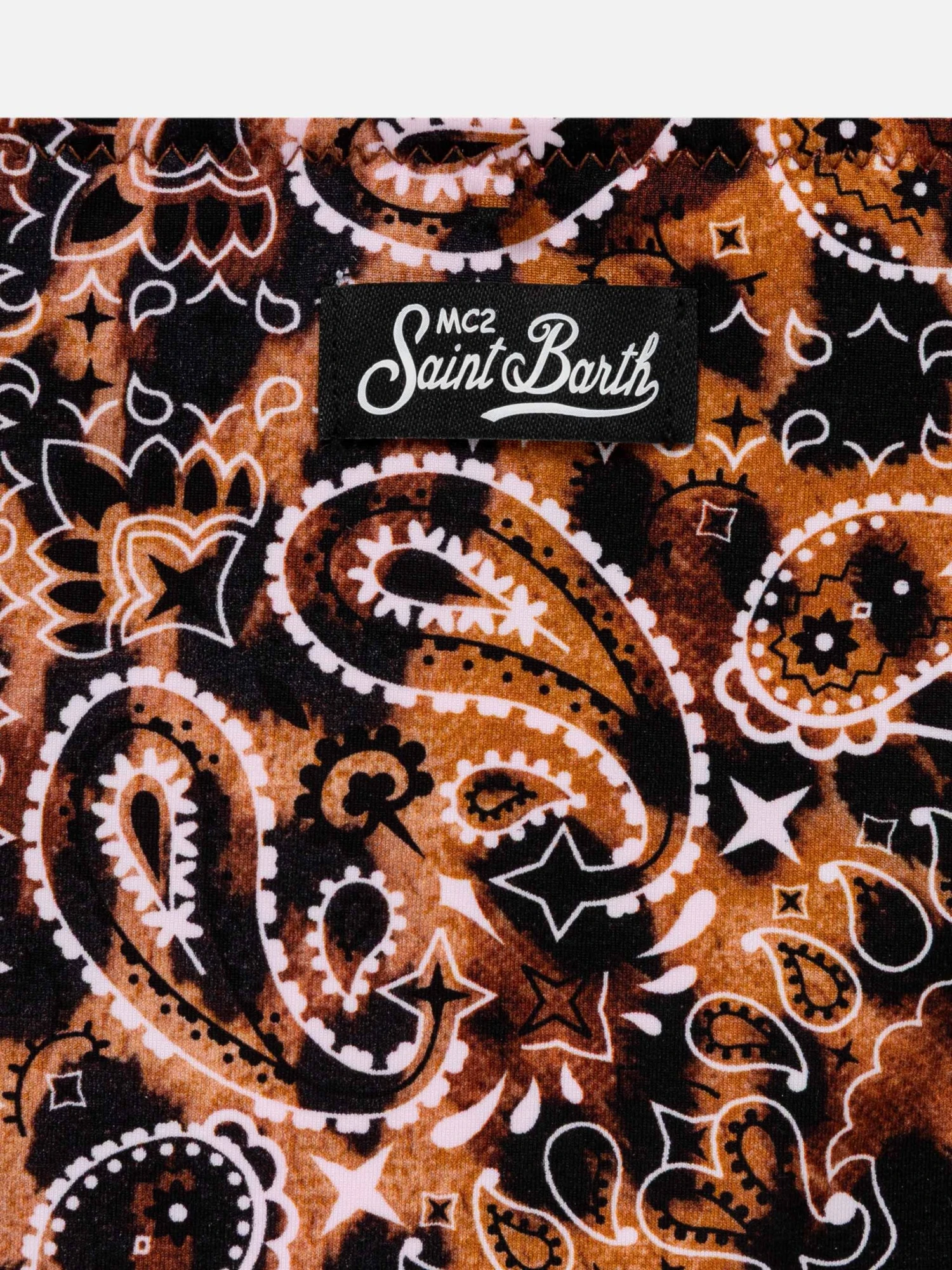 MC2 Saint Barth Girl Triangle Bikini With Leo Bandanna Print 5 MC2 Saint Barth Girl Triangle Bikini With Leo Bandanna Print - Image 3