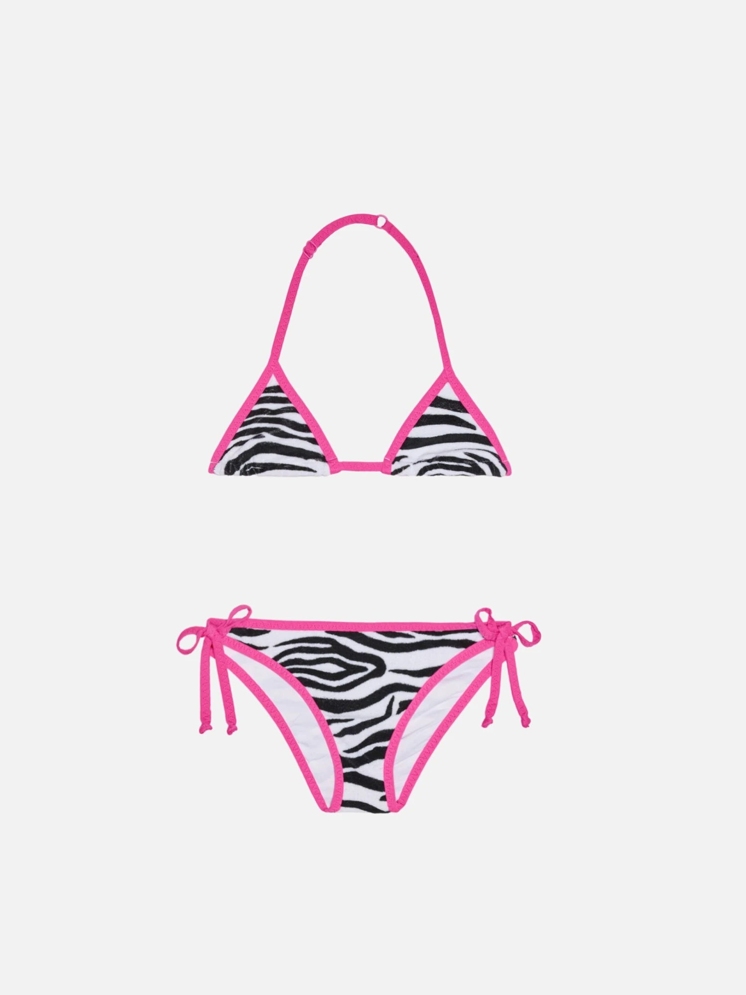 MC2 Saint Barth Girl Triangle Bikini With Zebra Print 3 MC2 Saint Barth Girl Triangle Bikini With Zebra Print