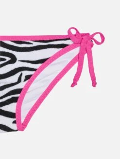 MC2 Saint Barth Girl Triangle Bikini With Zebra Print 7 MC2 Saint Barth Girl Triangle Bikini With Zebra Print -MC2 Saint Barth Shop UID HOL000200302B GIRL BIKINI WHITE 0 0 3
