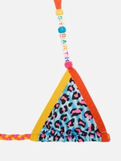 MC2 Saint Barth Girl Triangle Bikini With Leopard Print -MC2 Saint Barth Shop UID HOL000201990B GIRL BIKINI BLUE 0 0 20250711083505 3