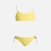 MC2 Saint Barth Girl Zebra Embossed Bralette Bikini Jaiden -MC2 Saint Barth Shop UID JAI000100079F GIRL BIKINI YELLOW 1 1