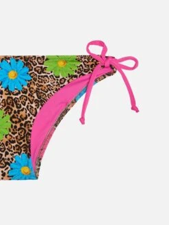 MC2 Saint Barth Girl Bralette Bikini With Leopard Print -MC2 Saint Barth Shop UID JAI000101572B GIRL BIKINI BROWN 0 0 3