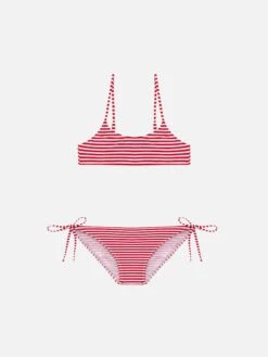 MC2 Saint Barth Jaiden Bralette Bikini With Striped Print