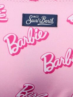 MC2 Saint Barth Girl Pink Bralette Bikini Jaiden With Barbie Logo Print| BARBIE SPECIAL EDITION -MC2 Saint Barth Shop UID JAI000503293F KIDS BIKINI PINK 20240530093500 3
