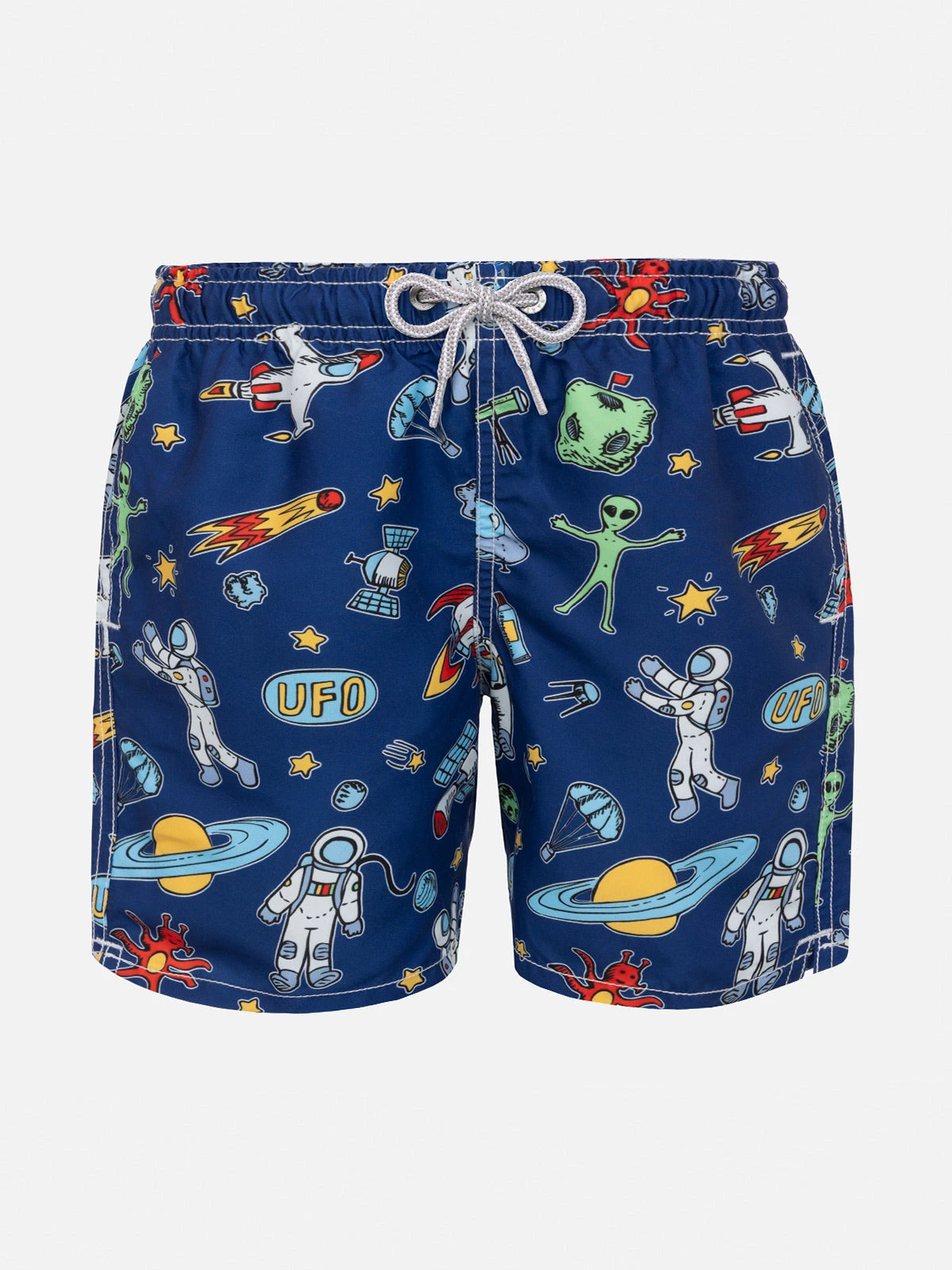Boy Swim Shorts With Astronaut Print 3 Boy Swim Shorts With Astronaut Print