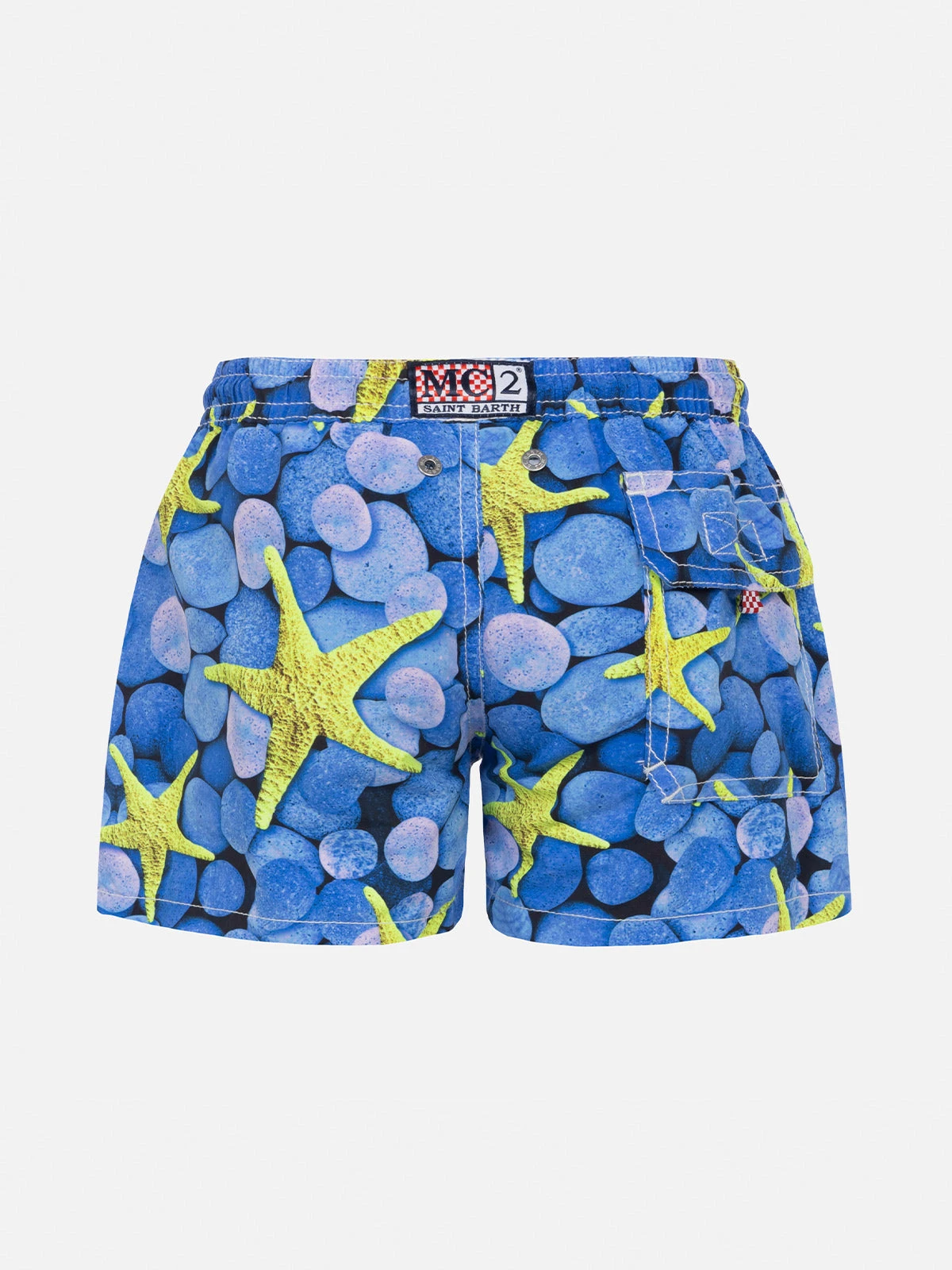 Boy Swim Shorts With Starfish Print 4 Boy Swim Shorts With Starfish Print - Image 2