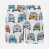 Boy Classic Swim Shorts With Safari Car Print -MC2 Saint Barth Shop UID JEA0001DRIV01 BOY SWIMSHORT WHITE 20240715153500 1
