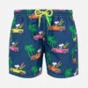 MC2 Saint Barth Boy Swim Shorts With Snoopy Print | SNOOPY - PEANUTS™ SPECIAL EDITION -MC2 Saint Barth Shop UID JEA000400162D BOY SWIMSHORT BLUE PEANUTS PEANUTS 20240809153502 01