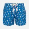 MC2 Saint Barth Jean Lighting Lightweight Fabric Swim Shorts With Snoopy Print | SNOOPY PEANUTS® SPECIAL EDITION -MC2 Saint Barth Shop UID JEA000401101H BOY SWIMSHORT BLUE PEANUTS 20250216173500 01