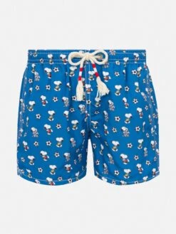 MC2 Saint Barth Jean Lighting Lightweight Fabric Swim Shorts With Snoopy Print | SNOOPY PEANUTS® SPECIAL EDITION