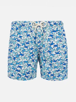 MC2 Saint Barth Boy Swim Shorts With Crab Print