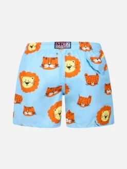 MC2 Saint Barth Boy Lightweight Fabric Swim-shorts Jean Lighting With Lions Print 6 MC2 Saint Barth Boy Lightweight Fabric Swim-shorts Jean Lighting With Lions Print -MC2 Saint Barth Shop UID JEA000401988F KIDS SWIMSHORT SKY 20240530100000 2