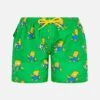 MC2 Saint Barth Boy Lightweight Fabric Swim-shorts Jean Lighting With Bart Print | THE SIMPSON SPECIAL EDITION -MC2 Saint Barth Shop UID JEA000402680F KIDS SWIMSHORT GREEN 20240727163500 1