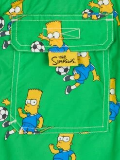 MC2 Saint Barth Boy Lightweight Fabric Swim-shorts Jean Lighting With Bart Print | THE SIMPSON SPECIAL EDITION -MC2 Saint Barth Shop UID JEA000402680F KIDS SWIMSHORT GREEN 20240727163500 3