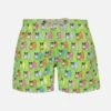 MC2 Saint Barth Boy Lightweight Fabric Swim-shorts Jean Lighting With Surfer Dogs Print -MC2 Saint Barth Shop UID JEA000402770F BOY SWIMSHORT GREEN 01