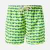 MC2 Saint Barth Jean Lighting Lightweight Fabric Swim Shorts With Car Print