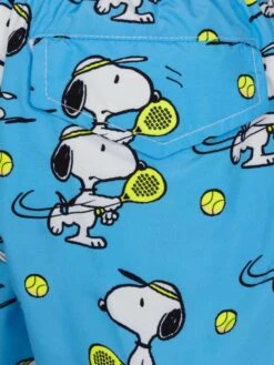 MC2 Saint Barth Jean Lighting Lightweight Fabric Swim Shorts With Snoopy Padel Player Print|SNOOPY PEANUTS® SPECIAL EDITION -MC2 Saint Barth Shop UID JEA000403606H BOY SWIMSHORT BLUE PEANUTS 20250216173500 03