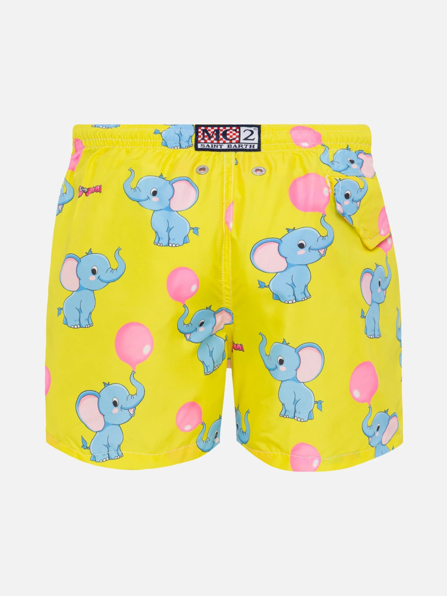 MC2 Saint Barth Jean Lighting Lightweight Fabric Swim Shorts With Big Babol Elephant Print | BIG BABOL SPECIAL EDITION 4 MC2 Saint Barth Jean Lighting Lightweight Fabric Swim Shorts With Big Babol Elephant Print | BIG BABOL SPECIAL EDITION - Image 2