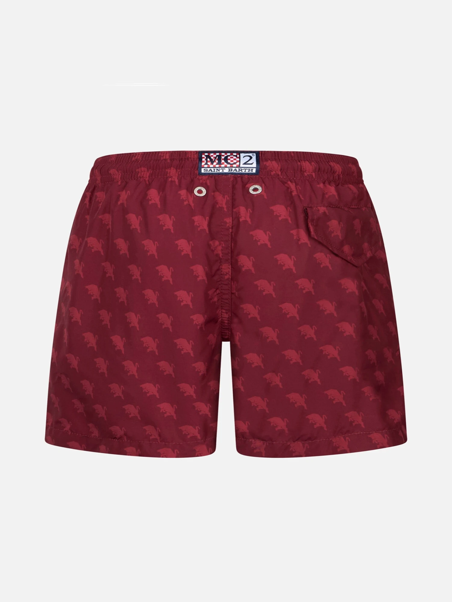 MC2 Saint Barth Boy Lightweight Fabric Swimshorts With TORINO Print | AC TORINO SPECIAL EDITION 4 MC2 Saint Barth Boy Lightweight Fabric Swimshorts With TORINO Print | AC TORINO SPECIAL EDITION - Image 2