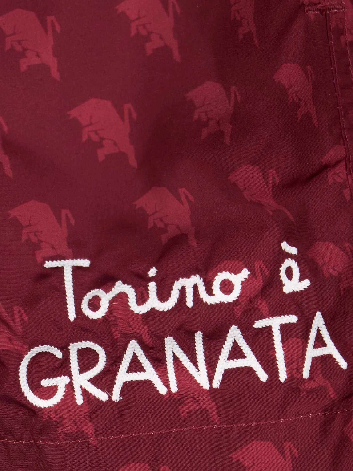 MC2 Saint Barth Boy Lightweight Fabric Swimshorts With TORINO Print | AC TORINO SPECIAL EDITION 5 MC2 Saint Barth Boy Lightweight Fabric Swimshorts With TORINO Print | AC TORINO SPECIAL EDITION - Image 3