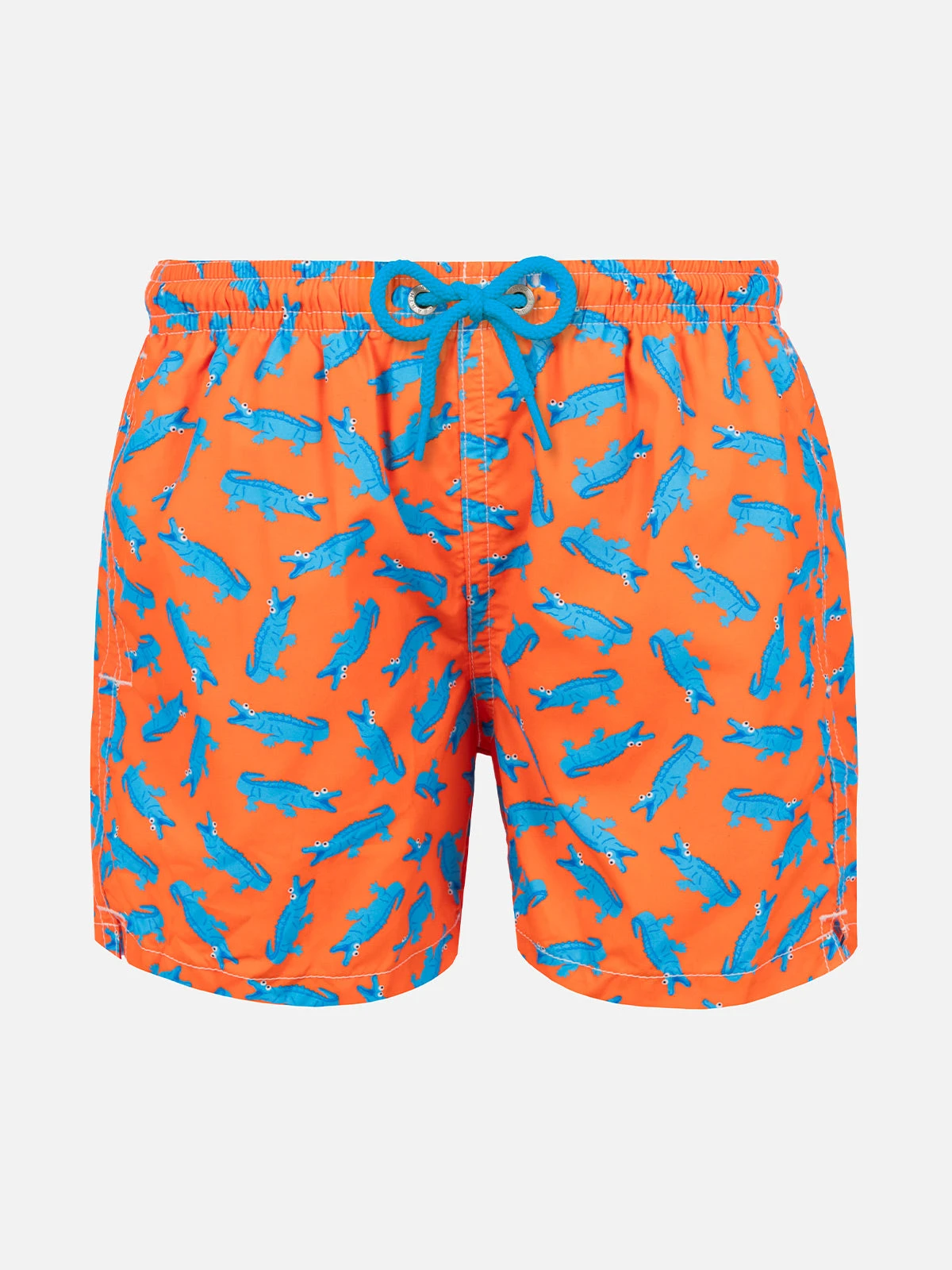 Micro Crocodilesprint Boy's Orangeswimshorts 3 Micro Crocodilesprint Boy's Orangeswimshorts