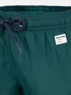 MC2 Saint Barth Jean Lighting Pantone Lightweight British Green Swim Shorts| PANTONE® SPECIAL EDITION -MC2 Saint Barth Shop UID JEA001201623H BOY SWIMSHORT GREEN PANTONE 20250216172613 03