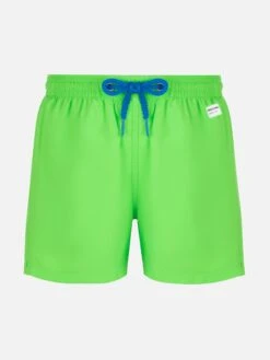 MC2 Saint Barth Jean Lighting Pantone Lightweight Fluo Green Swim Shorts| PANTONE® SPECIAL EDITION