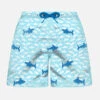 MC2 Saint Barth Boy Swim Shorts With Embroidered Sharks