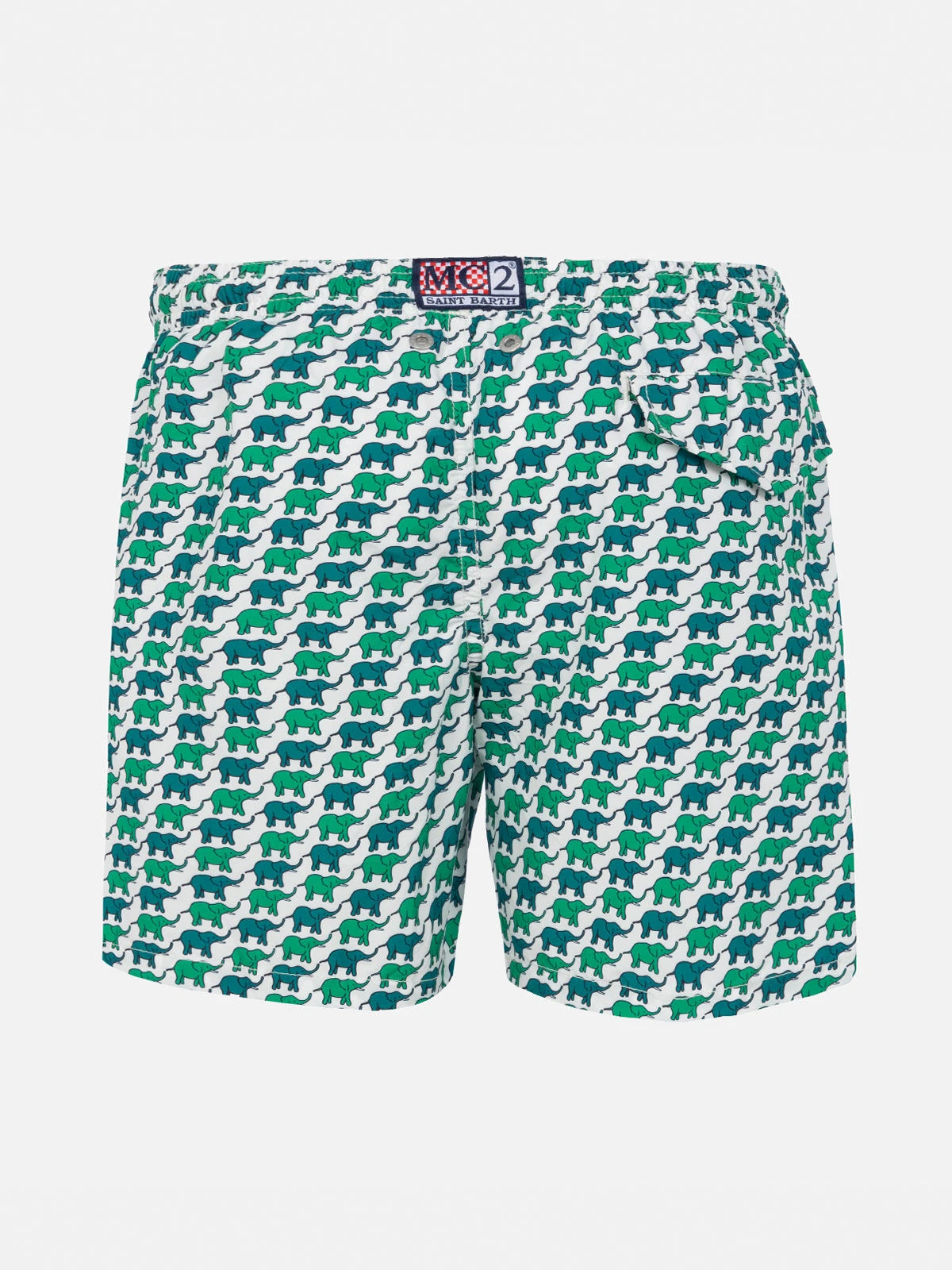 MC2 Saint Barth Boy Swim Shorts With Elephant Print 4 MC2 Saint Barth Boy Swim Shorts With Elephant Print - Image 2