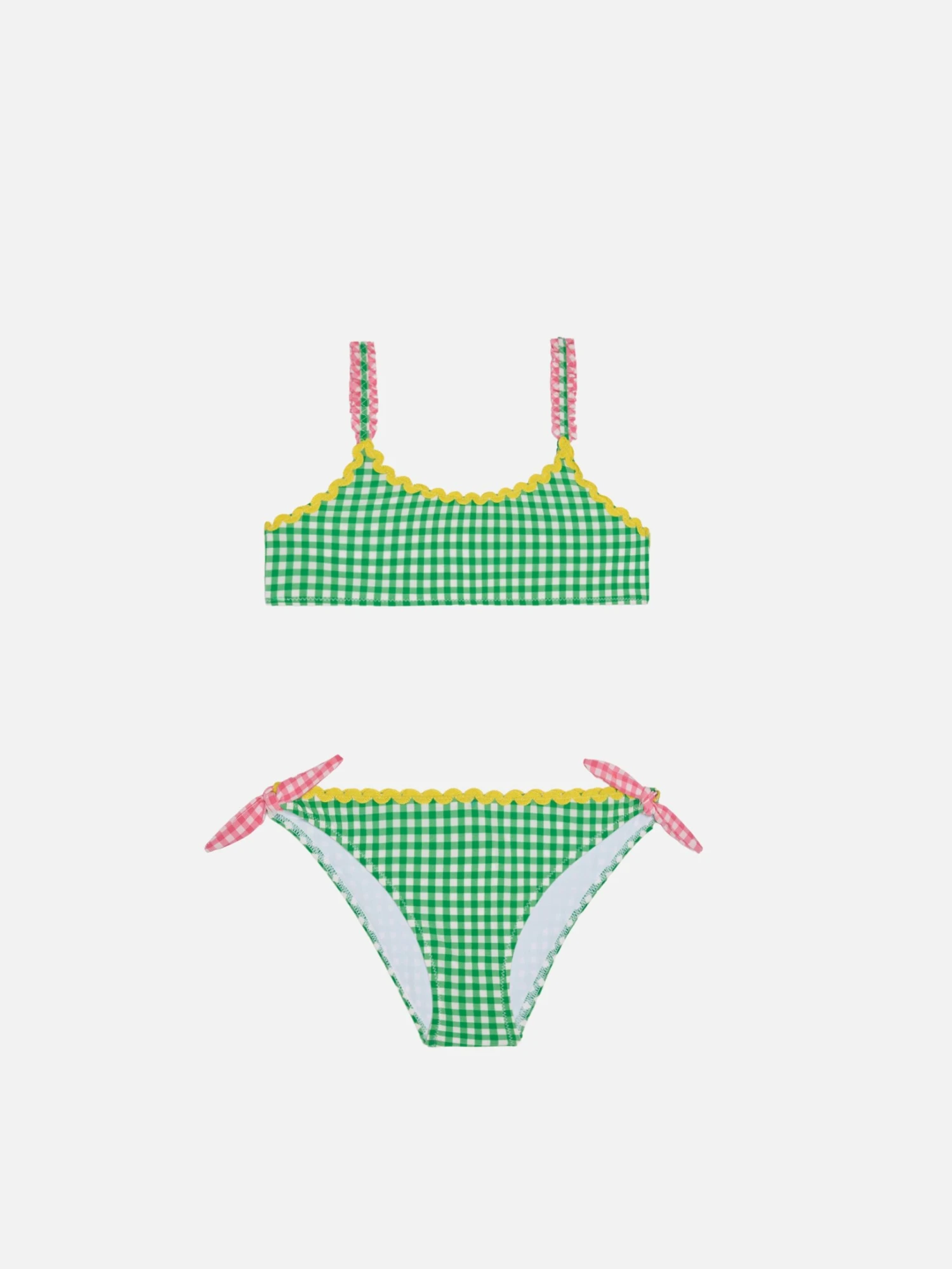MC2 Saint Barth Girl Top Bikini With Gingham Print 3 MC2 Saint Barth Girl Top Bikini With Gingham Print