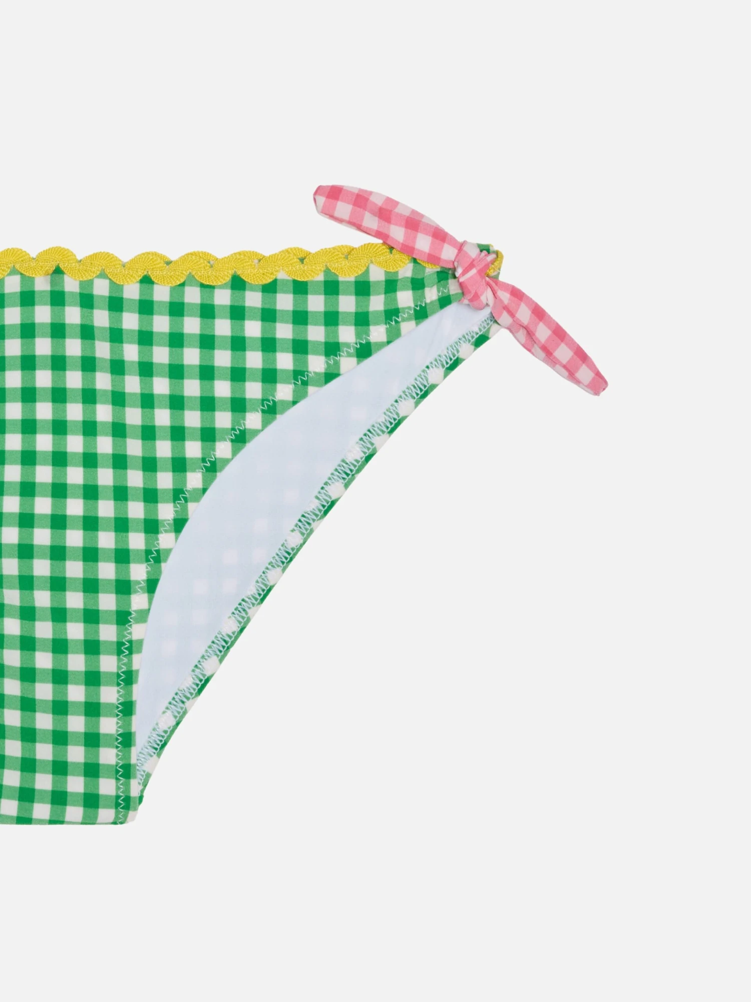 MC2 Saint Barth Girl Top Bikini With Gingham Print 5 MC2 Saint Barth Girl Top Bikini With Gingham Print - Image 3